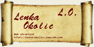 Lenka Okolić vizit kartica